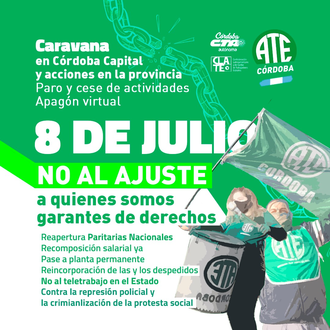 ORGANIZACIÓN : 9 de Julio, reivindicar la lucha por la Independencia.