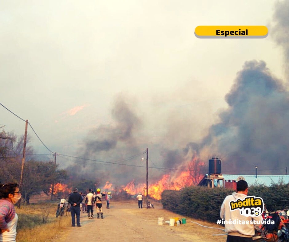 INCENDIOS | Reporte actualizado desde Cosquín, y Dean Funes.