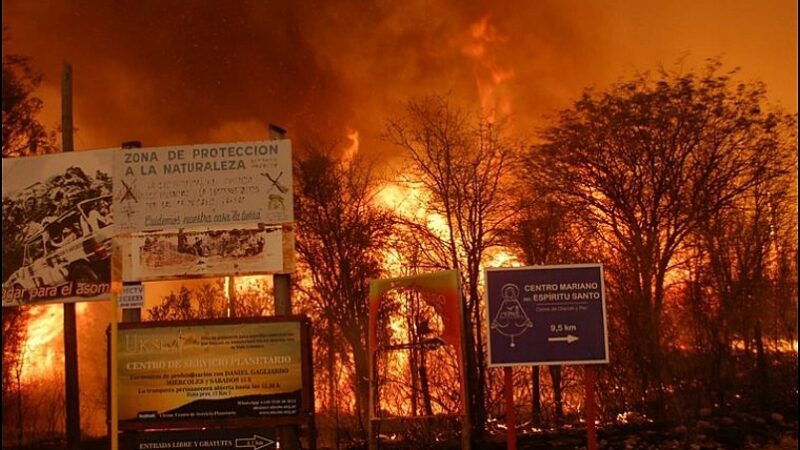 Córdoba: movilizaciones en toda la provincia contra los incendios que destruyen monte nativo