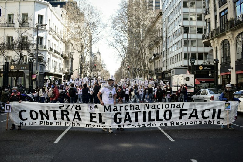 Fotoinforme: Sexta Marcha Nacional Contra el Gatillo Fácil