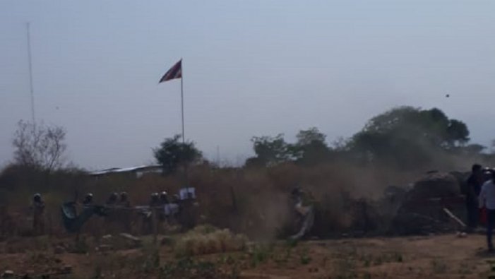 Represión a campesinos en en Jujuy