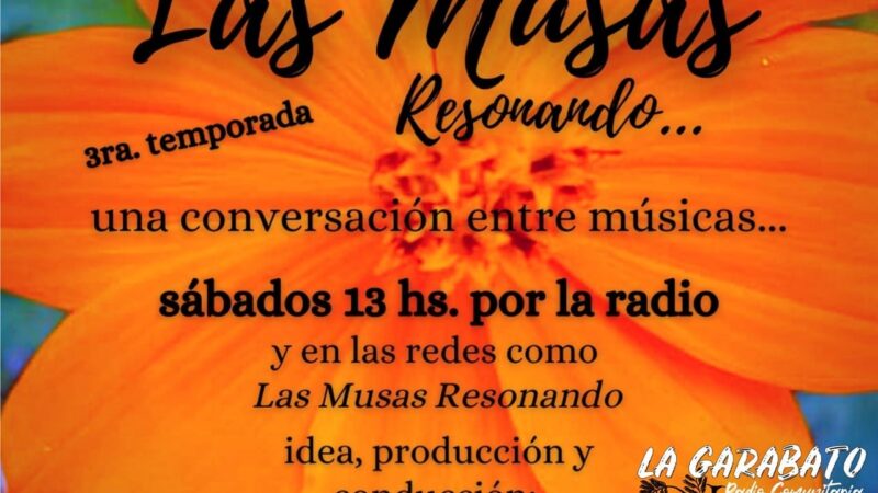 Vuelven «Las Musas» al aire de la Garabato. ENTREVISTA| Violeta Collado.