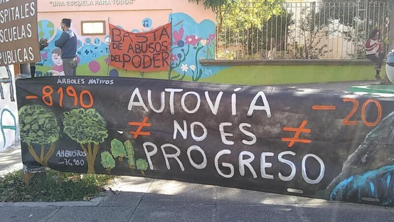 En el inicio de la tercera semana, crece el rechazo a la autovía Punilla