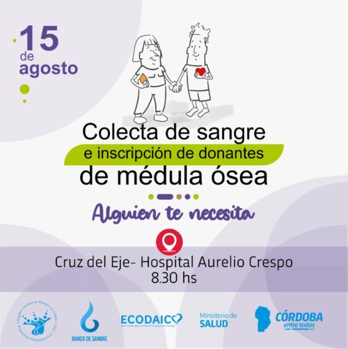 Campaña de Donación de Sangre en toda la provincia