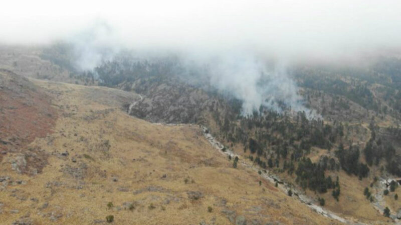 Reinicio de incendios en Capilla del Monte