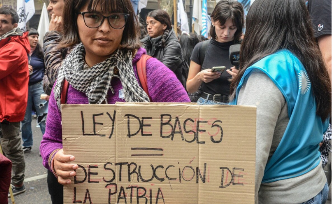 Ley Bases : como se vivió en las calles